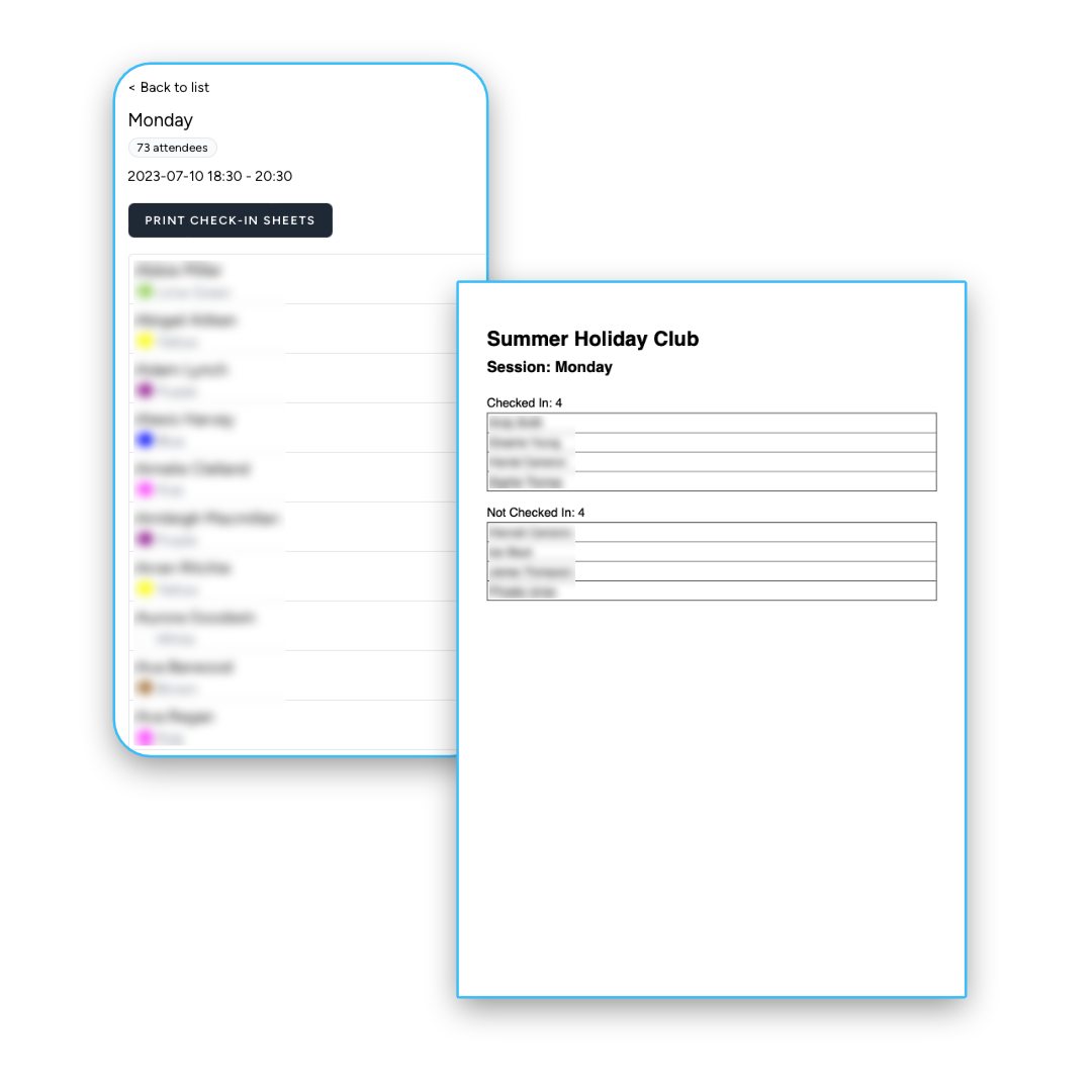Signup form with custom fields